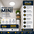 Bright Space Mini 270 Round - Fully Installed Pay $199 Deposit To Lock In Today .