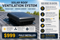 Solar Roof Ventilation System - Fully Installed